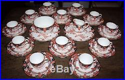 Royal Crown Derby Imari 2712 Complete 40 Piece Tea Service for 12 1895