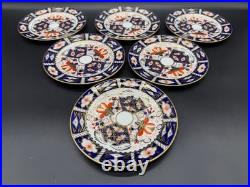 Royal Crown Derby Imari 6 Bread Butter Plates (Set of 6) Bone China England