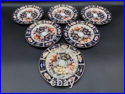 Royal Crown Derby Imari 6 Bread Butter Plates (Set of 6) Bone China England