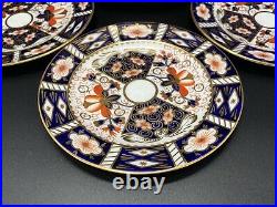 Royal Crown Derby Imari 6 Dessert Plates Set of 4 Bone China England