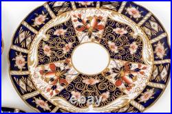 Royal Crown Derby Imari 8.5 In Plates with Scalloped Edge Very Rare 1926 Set of 8