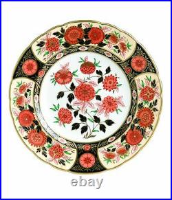 Royal Crown Derby Imari Accent Antique Chrysanthemum Plate New 1st Quality