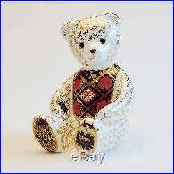 Royal Crown Derby Imari Bear Paperweight