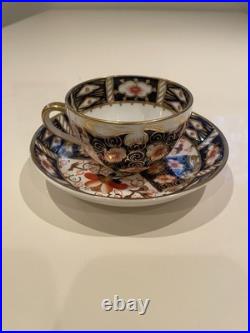 Royal Crown Derby Imari Bone China Set of 4 Cup and Saucer