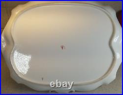 Royal Crown Derby Imari Fern #2712 Large Tray 17 3/4 X 13 3/4 1911 Gold Trim