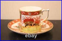 Royal Crown Derby Imari Golden Peony Cup Saucer