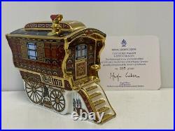 Royal Crown Derby Imari Ledge Wagon Gypsy Caravan Paperweight