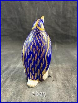 Royal Crown Derby Imari Paperweight Collection Penguin Figurine with Stopper