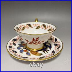 Royal Crown Derby Imari Phoenix and Bird Design Tea Cup and Saucer