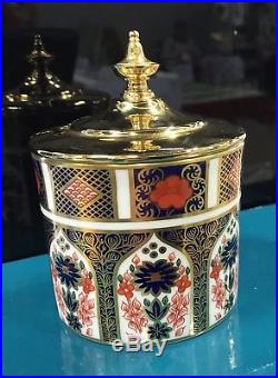 Royal Crown Derby Imari Preserve Jam Pot