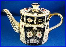 Royal Crown Derby Imari SIX Cup Bone China Teapot England Pristine Estate