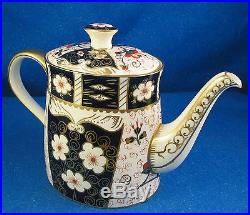 Royal Crown Derby Imari SIX Cup Bone China Teapot England Pristine Estate