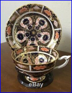 Royal Crown Derby Imari Tea Cup & Saucer Set Excellent