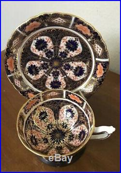 Royal Crown Derby Imari Tea Cup & Saucer Set Excellent