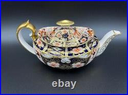 Royal Crown Derby Imari Teapot Bone China England As It