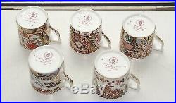 Royal Crown Derby Imari The Curators Collection 13 PC Coffee Pot Cups Milk Sugar