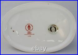 Royal Crown Derby Imari Zebra porcelain figurine paperweight 5 1/8 high