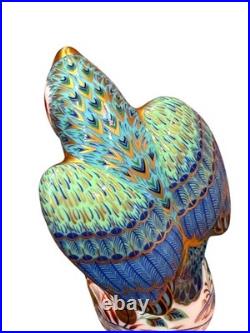 Royal Crown Derby Imari pattern paperweight King Fisher 5 T