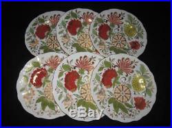 Royal Crown Derby Indian Summer Accent 6 x Plates (8.5 inches)