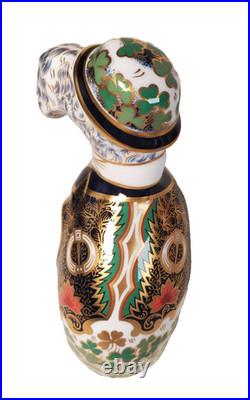Royal Crown Derby Irish Blue Kerry Dog Paperweight Figurine Ltd Edition