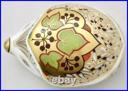 Royal Crown Derby Ivy Hedgehog Paperweight Brand New 1st Quality