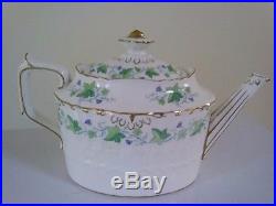 Royal Crown Derby Ivy Leaf Pattern Large Teapot approx 1940's rare green stamp