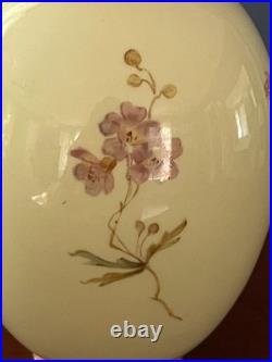 Royal Crown Derby Je Caldwell Philadelphia Antique HP Pink Gilt Ewer Vase C1905