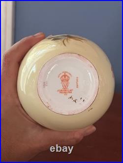 Royal Crown Derby Je Caldwell Philadelphia Antique HP Pink Gilt Ewer Vase C1905