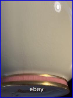 Royal Crown Derby Je Caldwell Philadelphia Antique HP Pink Gilt Ewer Vase C1905