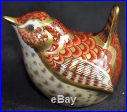 Royal Crown Derby Jenny Wren Paperweight Miniature First Quality