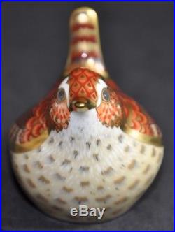 Royal Crown Derby Jenny Wren Paperweight Miniature First Quality
