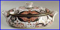 Royal Crown Derby KINGS Oval Covered Vegetable Bowl 8014737
