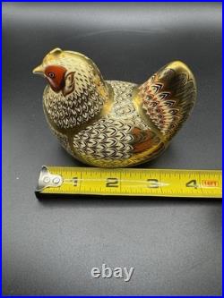 Royal Crown Derby Kangaroo & Joey Platypus Farmyard Hen Paperweights