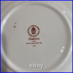 Royal Crown Derby Kedleston A1315 Eared Cake / Bread Plate 25 cm Wide RARE