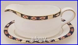 Royal Crown Derby Kedleston Gravy Boat with Underplate/Relish Dish