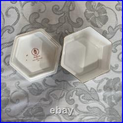 Royal Crown Derby Kedleston Trinket/ Storage Dish Octagonal Bowl with Lid