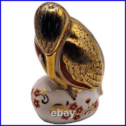 Royal Crown Derby Kingfisher Paperweight/figurine 4.75