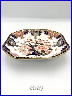 Royal Crown Derby Kings (Old Backstamp) Square Tray/Serving Dish, 9