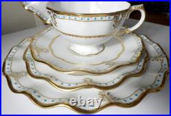 Royal Crown Derby LOMBARDY 5 Piece Place Setting(s) 1st Quality, Excellent