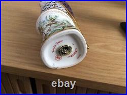 Royal Crown Derby Large Paperweight Peregrine Falcon Gold Stopper