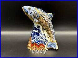 Royal Crown Derby Leaping Salmon Paperweight Bone China England Limited Edition