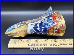 Royal Crown Derby Leaping Salmon Paperweight Bone China England Limited Edition