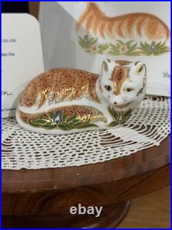Royal Crown Derby Leicester Fox Imari Paperweight Collection In Box Limited Ed