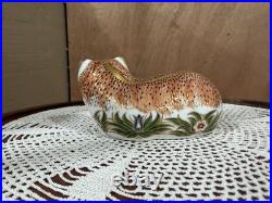 Royal Crown Derby Leicester Fox Imari Paperweight Collection In Box Limited Ed
