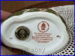 Royal Crown Derby Leicester Fox Imari Paperweight Collection In Box Limited Ed