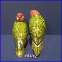 Royal Crown Derby Limited Edition 286/500 Parrot Figurines Birds
