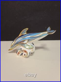Royal Crown Derby Limited Signature Edition Dolphin signed by Doulton