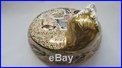 Royal Crown Derby Lion Paperweight