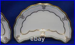 Royal Crown Derby Lombardy (2) Crescent Salad Plates, 8 1/8 (B6)