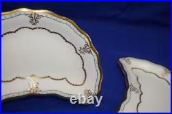 Royal Crown Derby Lombardy (2) Crescent Salad Plates, 8 1/8 (B6)